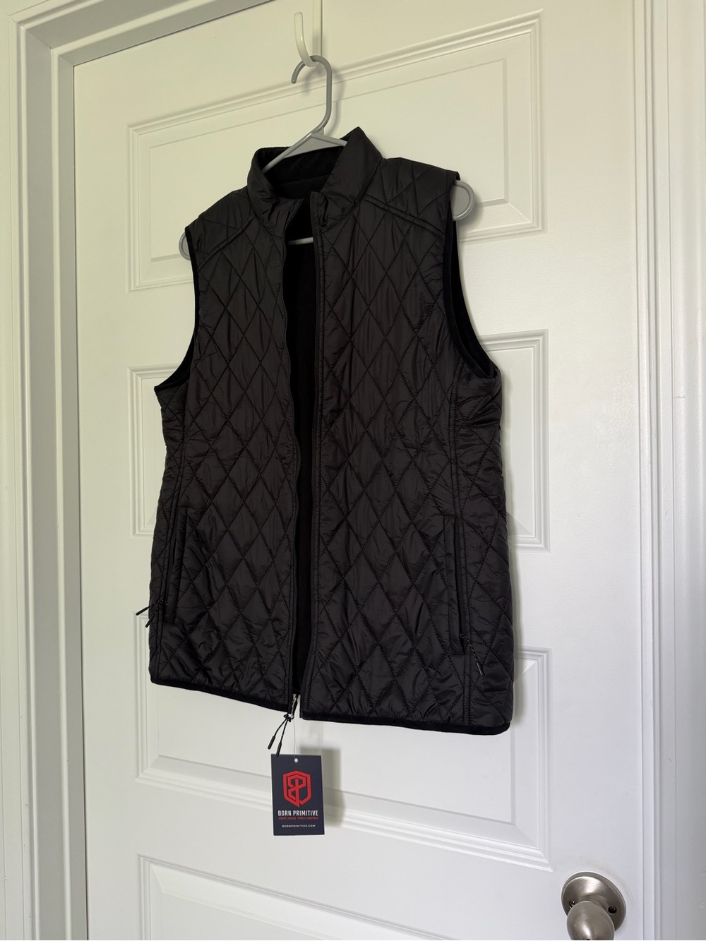 Black Born Primitive Reversible Quilted/Fleece Vest